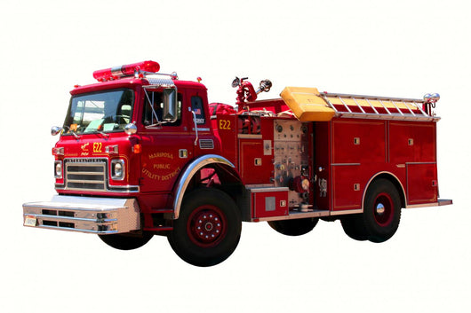 us firetruck Wall Decal