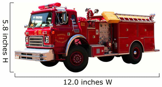 us firetruck Wall Decal