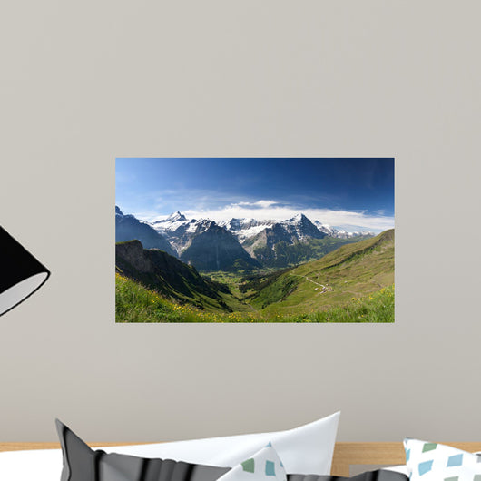 Eiger in Alps, Switzerland Wall Mural