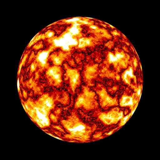 Surface of the Sun Render Wall Decal