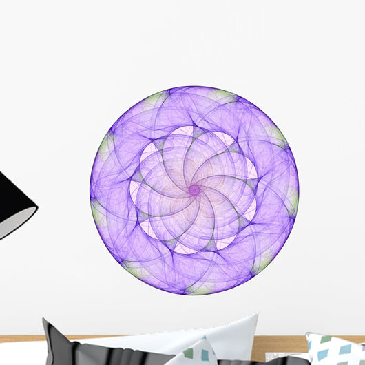 Purple Mandala Wall Decal