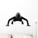 Woman Workout Fitness Posture Wall Decal