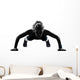 Woman Workout Fitness Posture Wall Decal