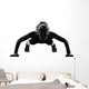 Woman Workout Fitness Posture Wall Decal