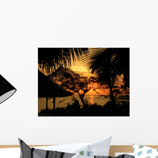Jamaican Sunset Wall Mural