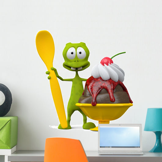 Alien Cartoon Big Ice