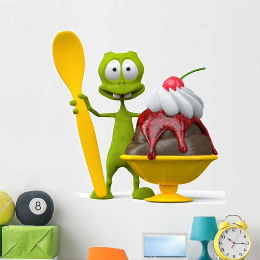 Alien Cartoon Big Ice