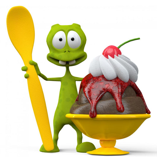 Alien Cartoon Big Ice