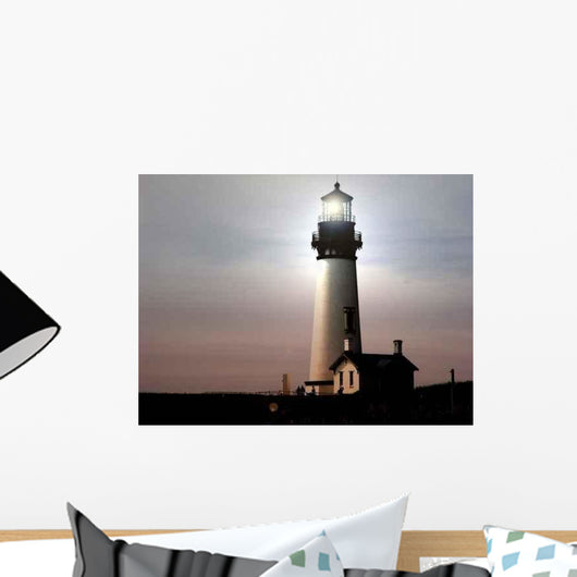 Lighthouse at Night Wall Decal