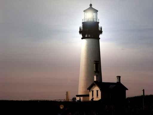 Lighthouse at Night Wall Decal