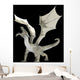 White Dragon Wall Mural