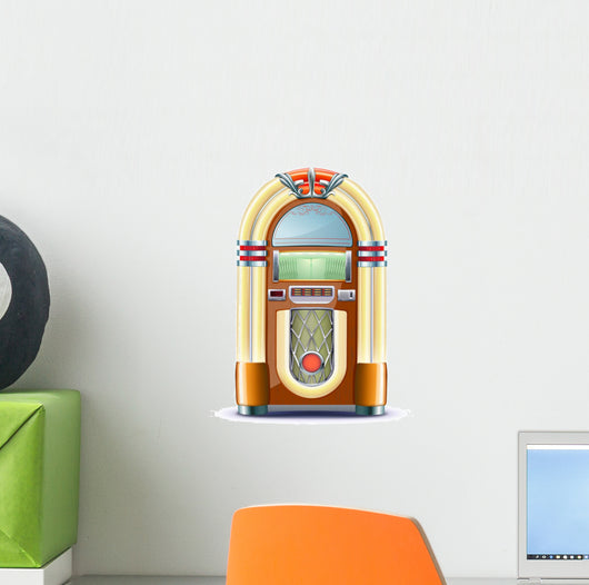 Classic Juke Box Wall Decal