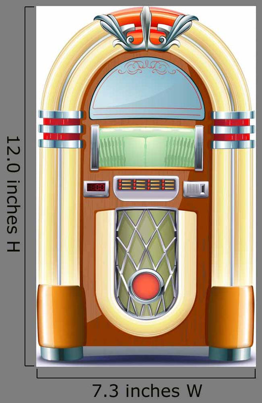 Classic Juke Box Wall Decal