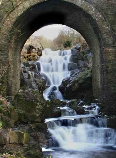 Arch Cascade Wall Decal
