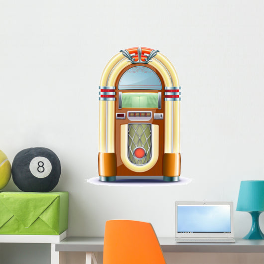 Classic Juke Box Wall Decal