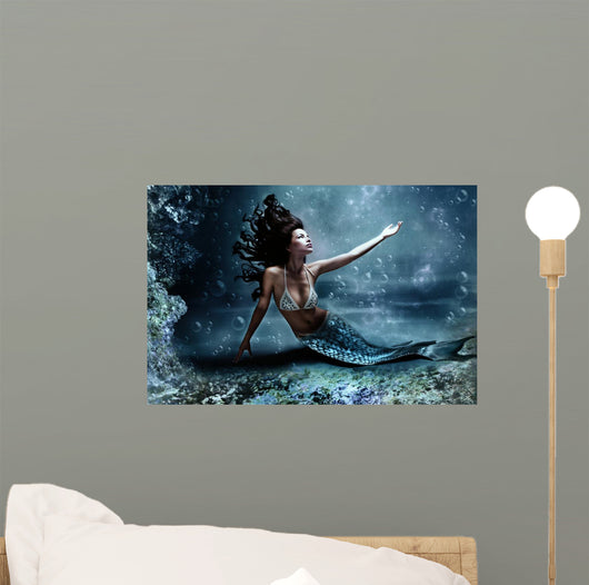 mermaid Wall Mural