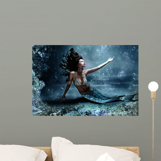mermaid Wall Mural