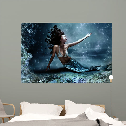 mermaid Wall Mural