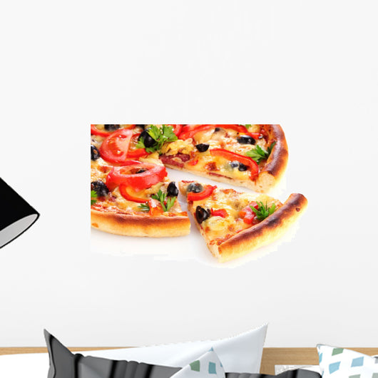 pizza sliced Wall Decal