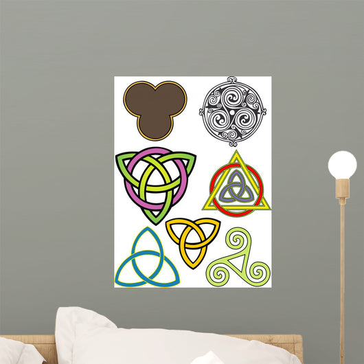 Triskelions and mystic symbols Wall Decal