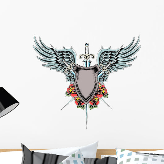heraldic royal badge shield Wall Decal