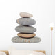 Pile Pebble Stone White Wall Decal