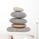 Pile Pebble Stone White Wall Decal