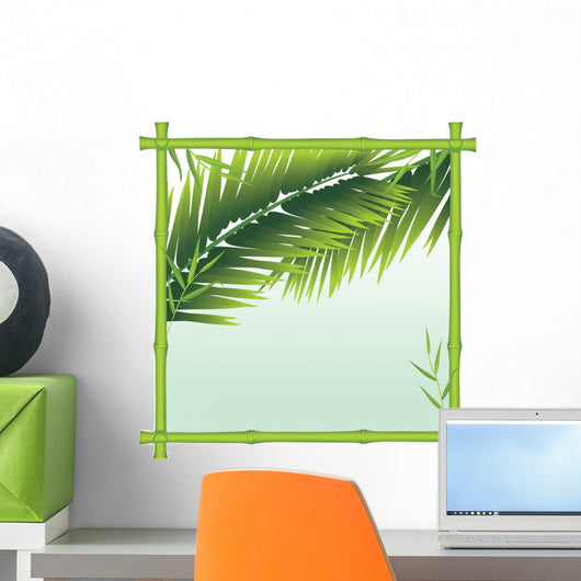 Bamboo Frame with Palm