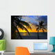 sunset in the indian ocean Wall Mural