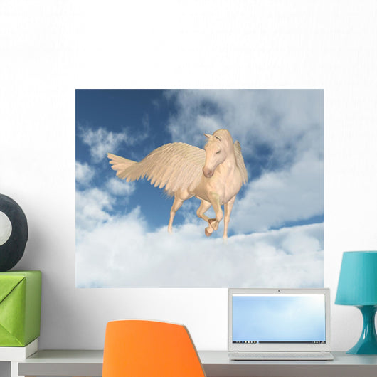 Pegasus Looking down through