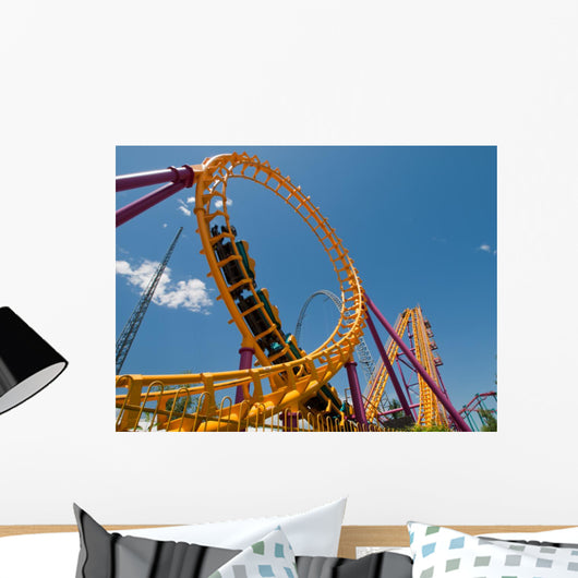 Roller Coaster Wall Mural