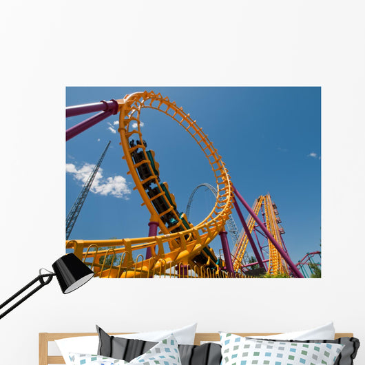 Roller Coaster Wall Mural