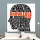 knowledge in your head Wall Decal