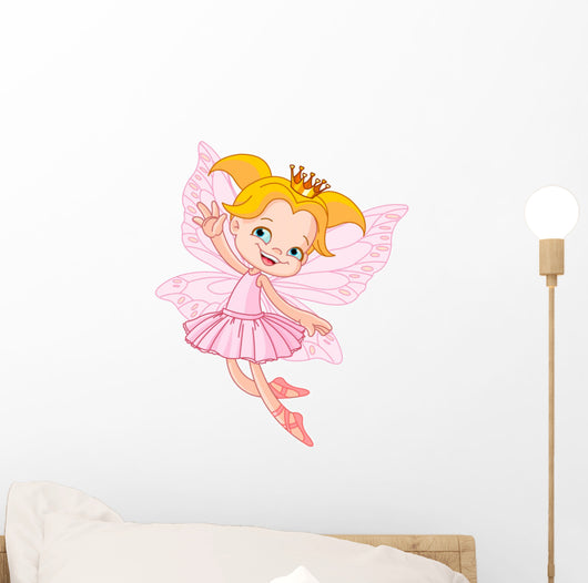 Little Flying Fairy Wall Decal