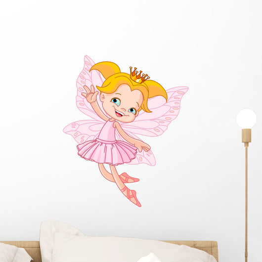 Little Flying Fairy Wall Decal