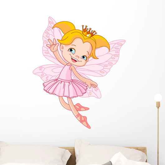 Little Flying Fairy Wall Decal