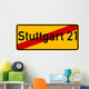 Stuttgart 21 Wall Decal