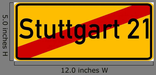 Stuttgart 21 Wall Decal