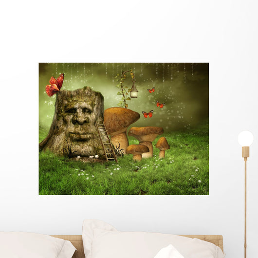 Enchanted Fantasy Scenery Tree