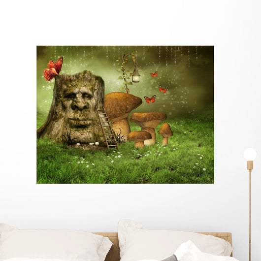 Enchanted Fantasy Scenery Tree