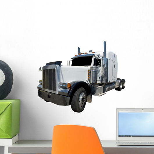 White Semi Isolated Wall Decal