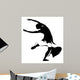 Black and White Silhouette Wall Mural