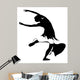 Black and White Silhouette Wall Mural