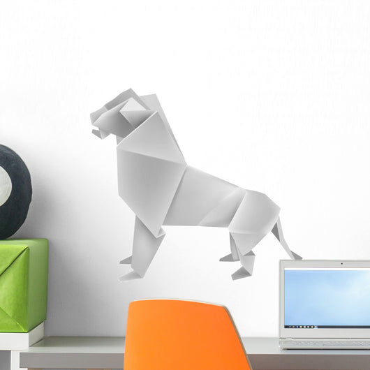 Origami_lion Wall Decal