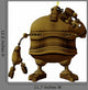 Steam Punk Robot Studying