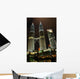 Klcc at Night Wall Mural