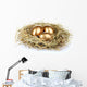 Golden Eggs Nest Wall Decal