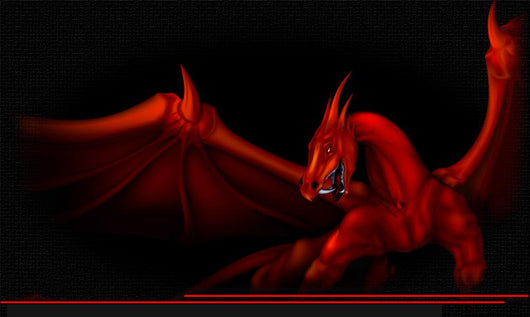 Dragon Red Black