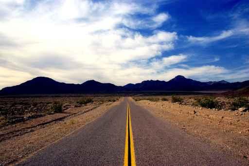 Highway to Mountains Wall Decal
