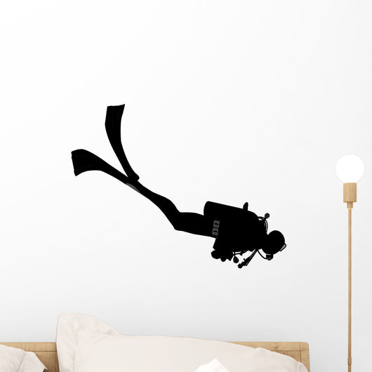 scuba divers Wall Decal